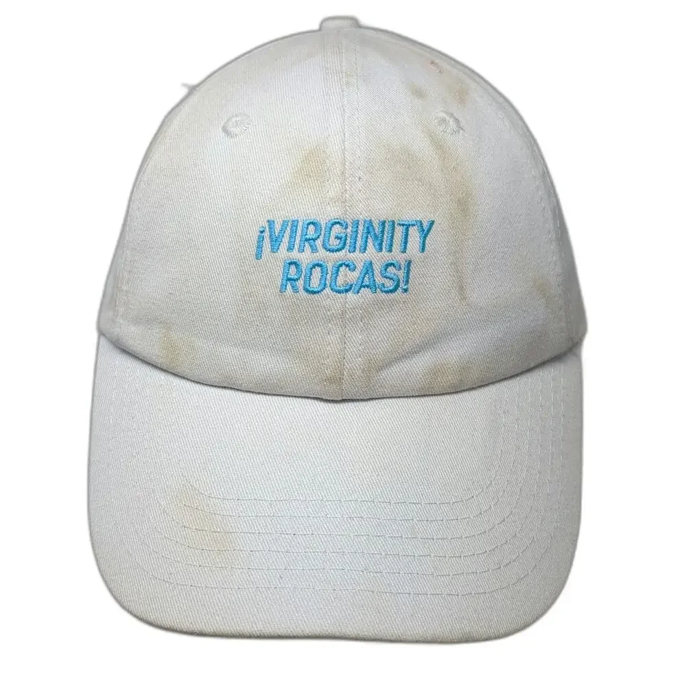 Danny Duncan Virginity Rocas Baseball Cap White One Size Slideback Hat Cotton